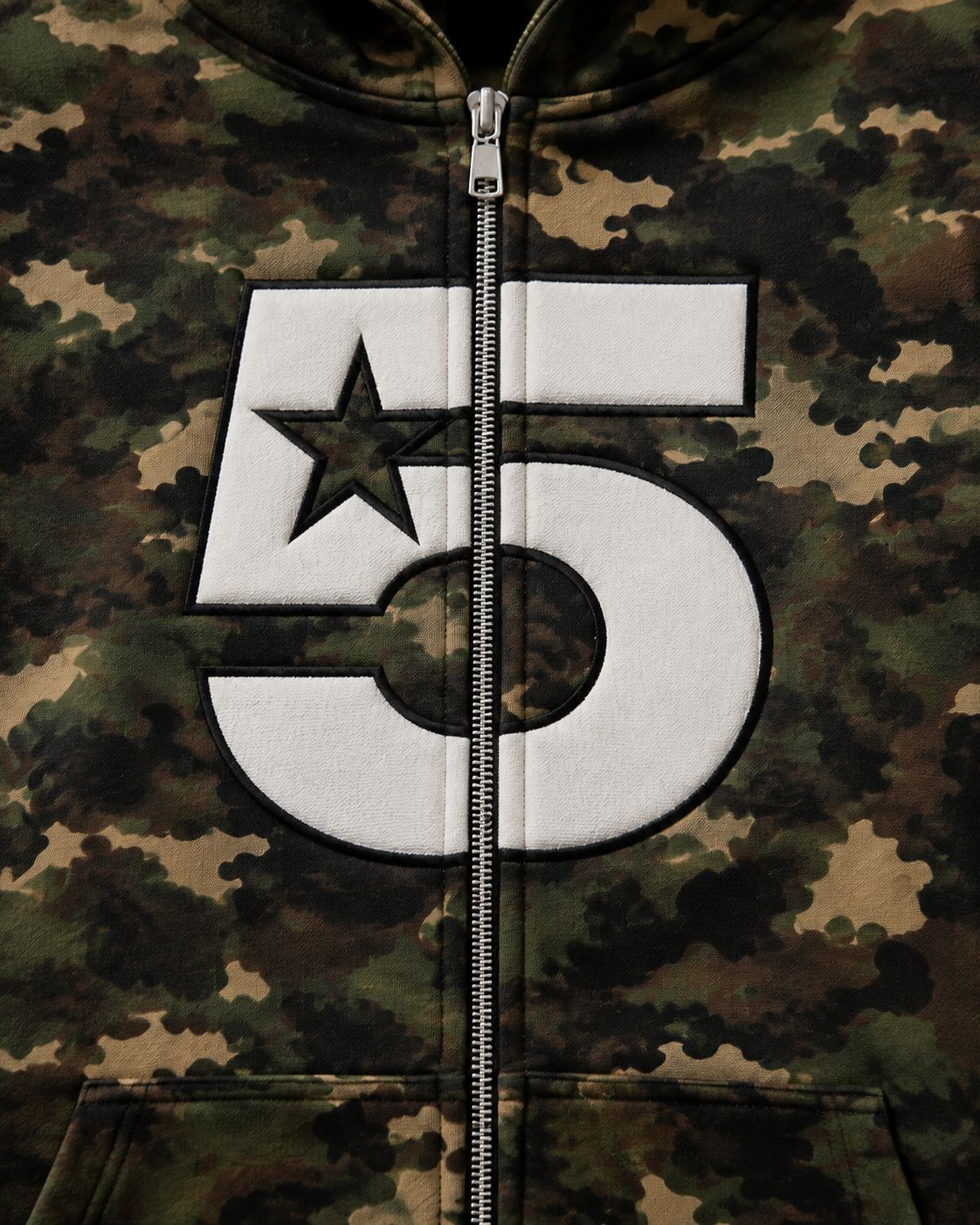 CAMO ZIP HOODIE