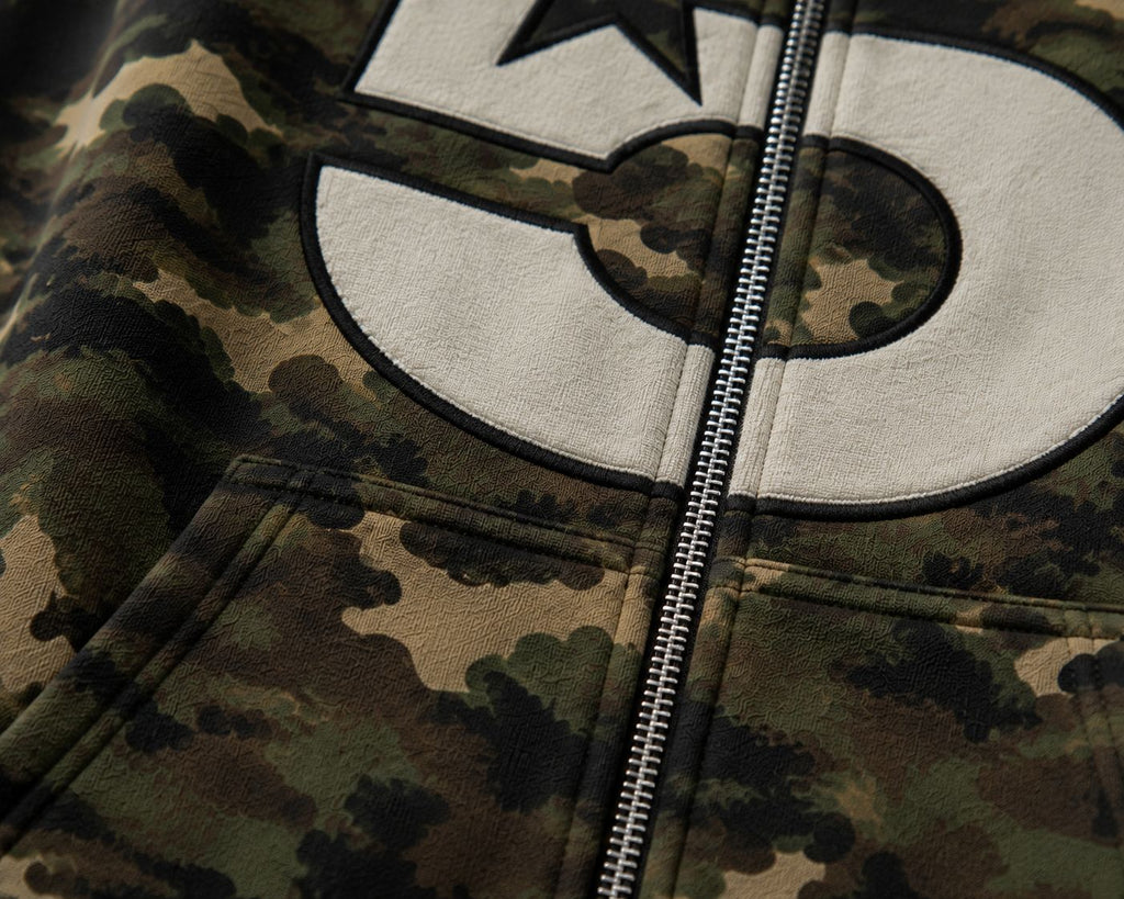 CAMO ZIP HOODIE